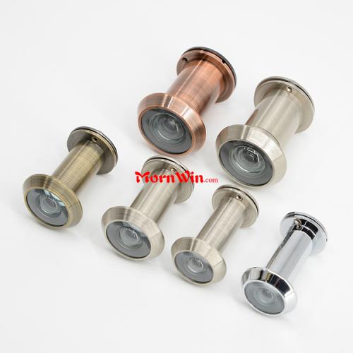 Brass Peephole Door Viewer with Privacy Cover