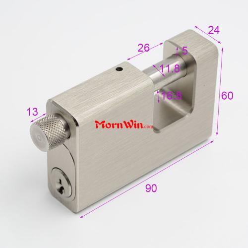 Container Door Lock Safety Brass Rectangular Padlock