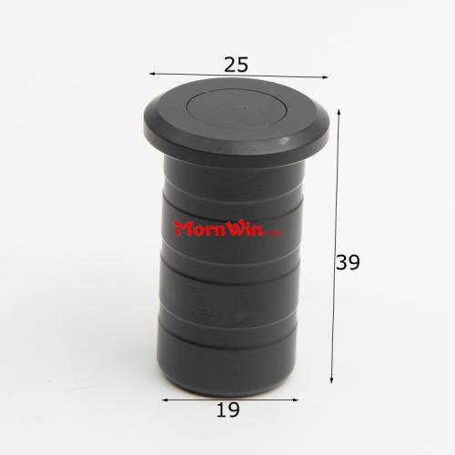 Durable Black Stainless Steel Floor Dust Excluder Socket