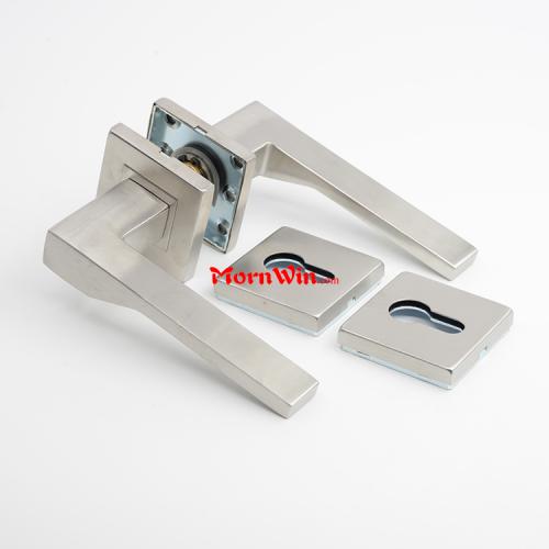 European Stainless Steel Casting Solid Lever Door Handle