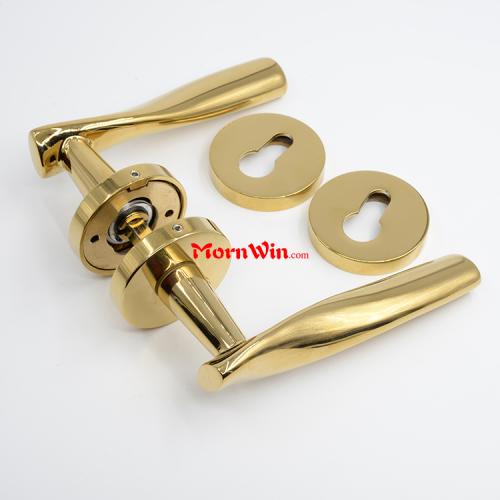 European Style Modern Commercial Brass Door Lever Handle