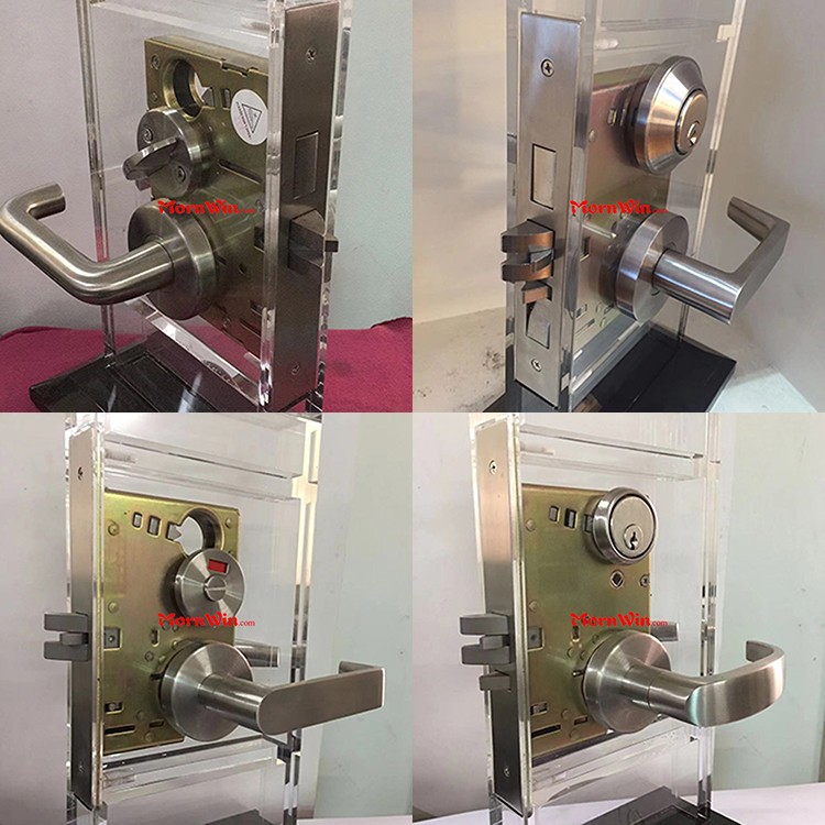 Fire Rated UL 7092 American Stainless Steel Mortise Lock