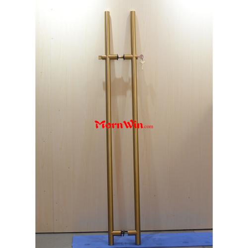 Gold Stainless Steel Pull Door Handle Locking Ladder Pull