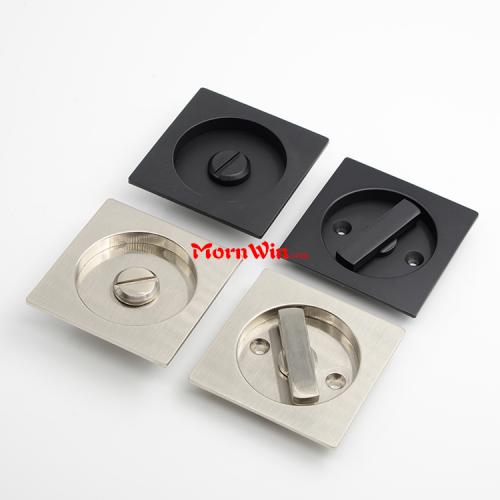 Hot Sale American Black Square Pocket Sliding Doors Lock