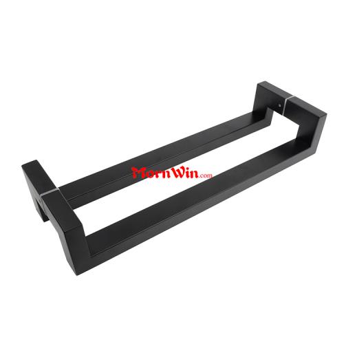 Matt Black Stainless Steel Back to Back Offset Pull Handles