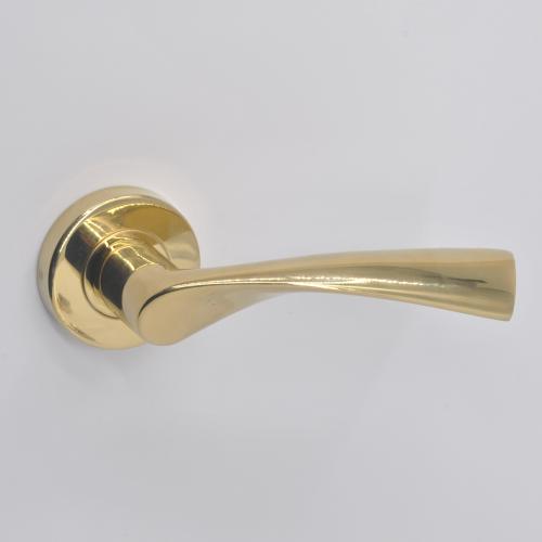 PVD Gold Stainless Steel Casting Lever Door Handle