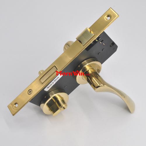 PVD Stainless Steel Door Lever Handle Lock