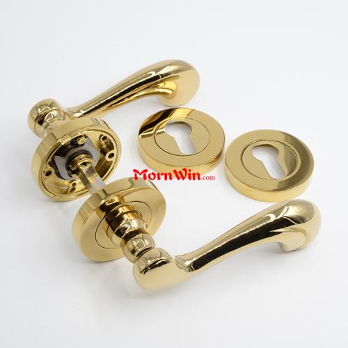Polished Brass Classic Luxury Door Lever Handle