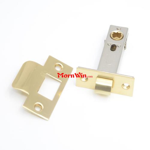 Polished Brass Passage Tubular Door Lock Latch