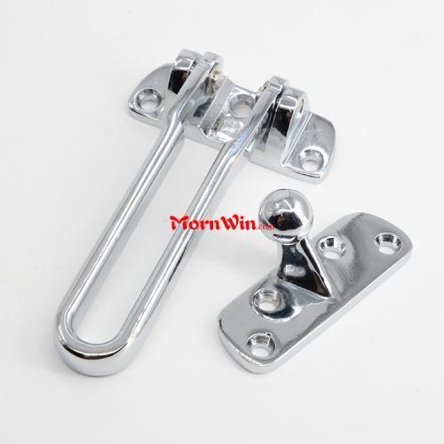 Polished Chrome Zinc Alloy Security Short Door Guard