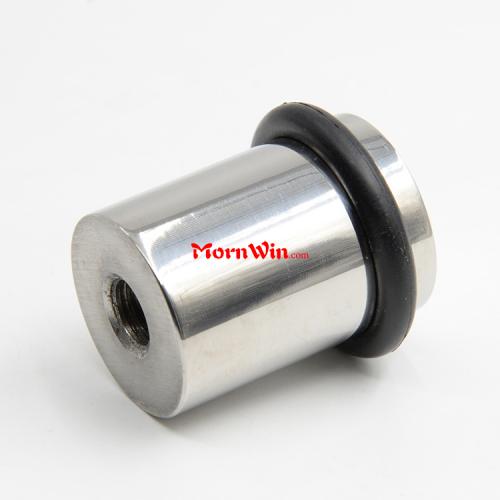 Polished Stainless Steel Round Rubber Door Stop