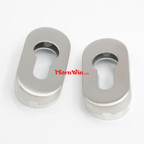 Popular Satin Stainless Steel 304 Oval Cylinder Escutcheon