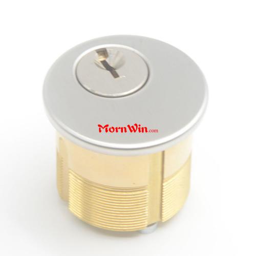 Round American Standard Brass Mortise Lock Cylinder
