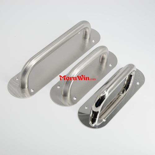 Round Door Handle PULL and PUSH Plate
