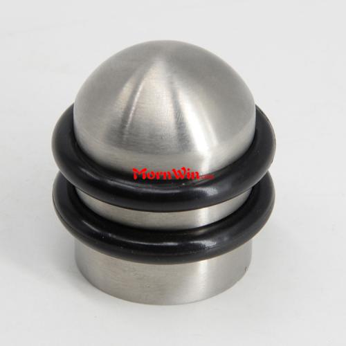 Round Stainless Steel Solid Rubber Door Stopper