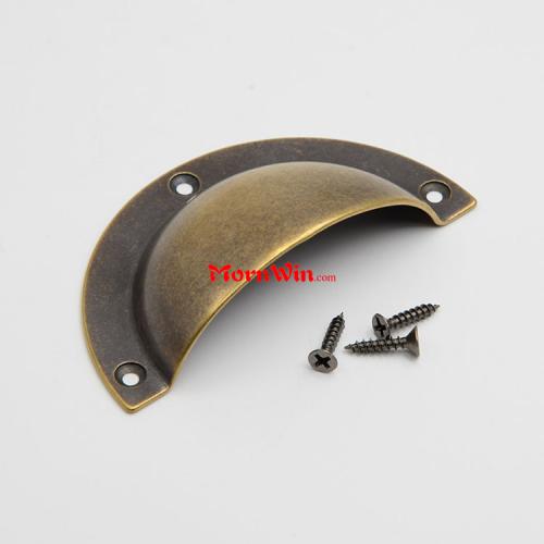 Semicircular Brass Kitchen Cabinet Pull Handle