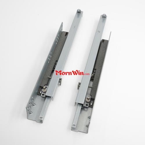Silent Soft Closing Drawer Slide Two Folding Slide Rail