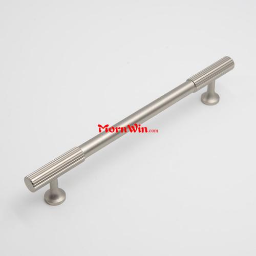 Solid Brass Brushed Nickel Cabinet Furniture Handles