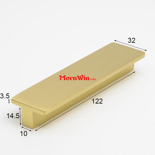 Solid Brass Pull Kitchen Cupboard Cabinet Handle