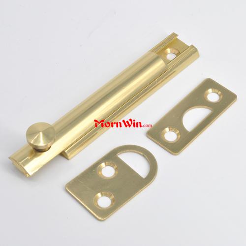 Solid Brass Slide Security Door Bolt Lock