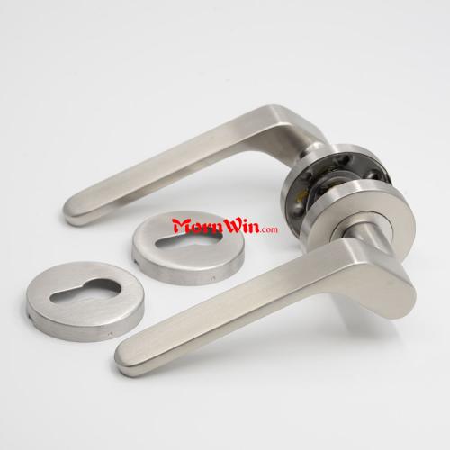 Solid Stainless Steel 304 Satin Hotel Door Handle