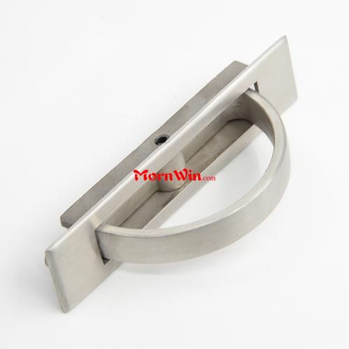 Solid Stainless Steel Flush Ring Pull Recessed Handle