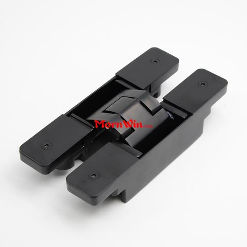 Square Stainless Steel 3D Adjustable Invisible Black Concealed Hidden 120 Kg