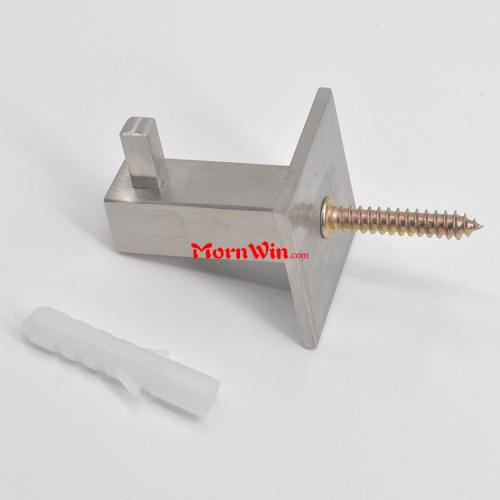 Stainless Steel 304 Single square Robe Hook