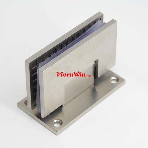 Stainless Steel 90 Degree Wall to Glass Hinge