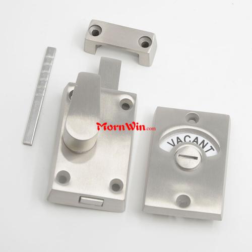 Stainless Steel Bathroom Toilet Partition Indicator Door Lock