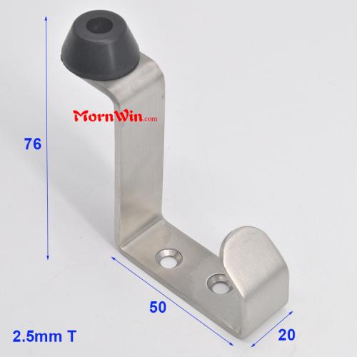 Stainless Steel Coat Hook Door Stopper