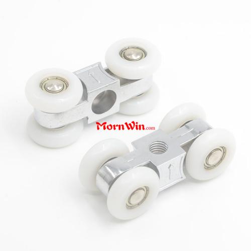 Zinc Alloy 4 Wheels Sliding Door Roller Wheels