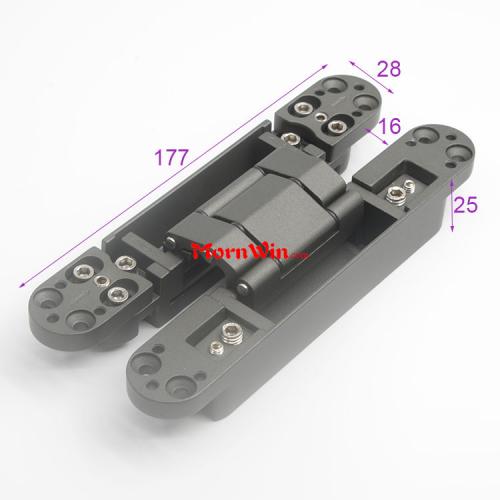Zinc Alloy 80KG 3D Adjustable Invisible Concealed Hinge