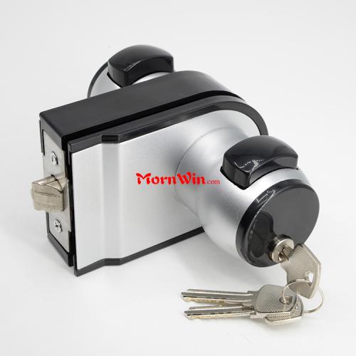 Zinc Alloy Sliding Glass Door Knob Handle Lock